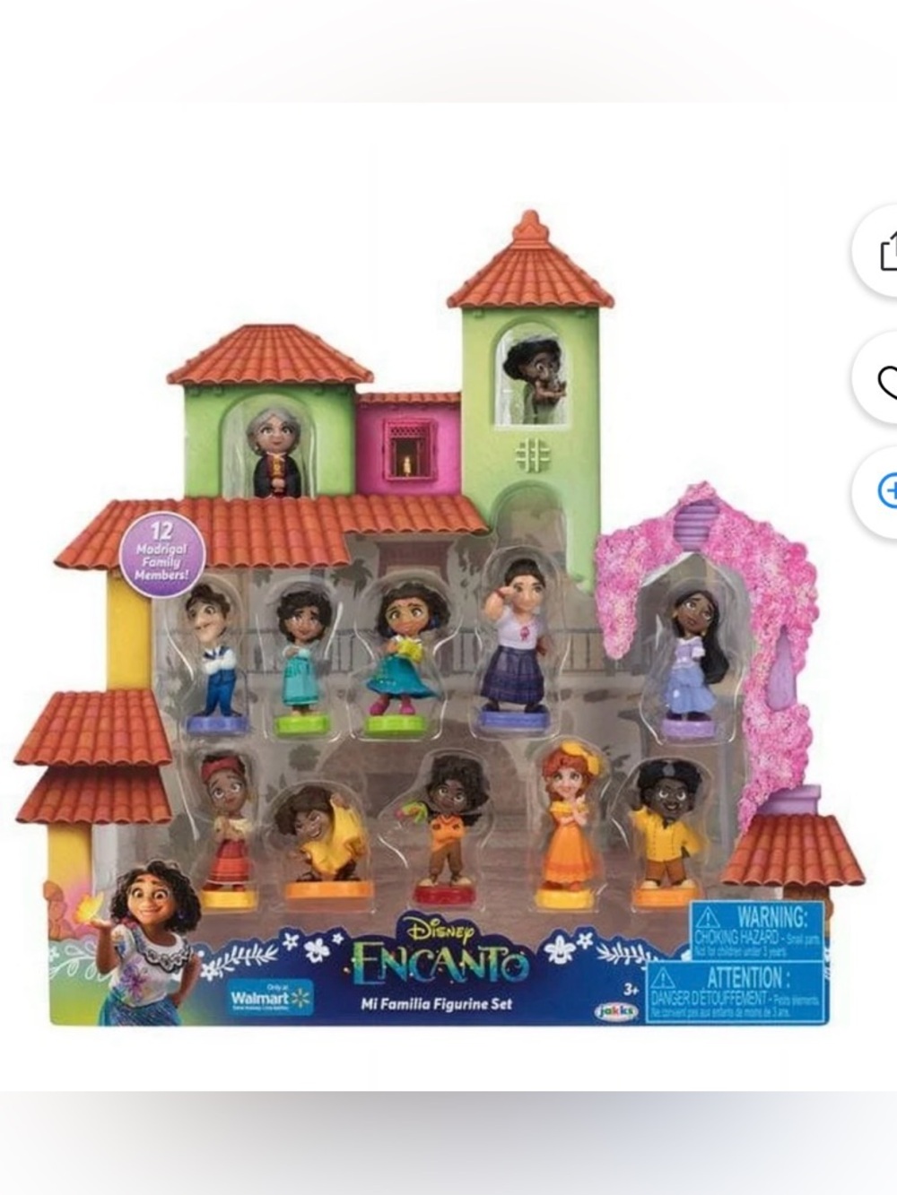 Disney Encanto Mi Familia 1.5" Figurine Set, Includes All 12
